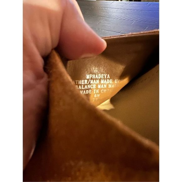 Marc Fisher Cognac Brown Suede Wedge Heel - Picture 13 of 13